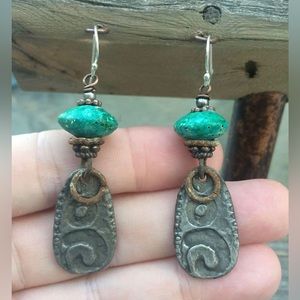 Artisan handmade earrings by Lynn Ferro.